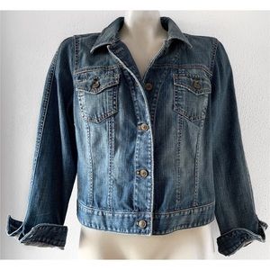 LOFT Jackets & Coats - ANN TAYLOR LOFT PETITE DENIM JEAN JACKET SZ 14 14P LOFT Jackets & Coats - ANN TAYLOR LOFT PETITE DENIM JEAN JACKET SZ 14 14P